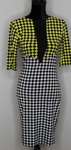 Taxi Cab Midi Bodycon Dress